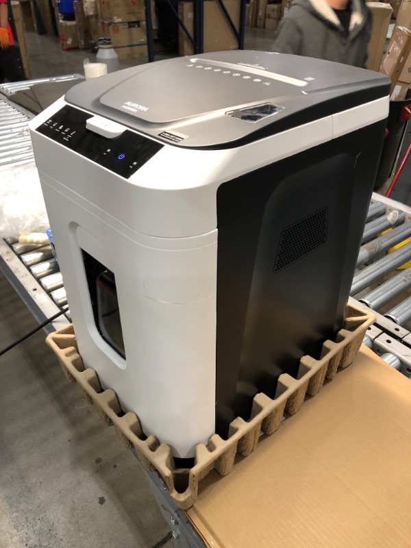 Photo 4 of Aurora Commercial Grade 200-Sheet Auto Feed High Security Micro-Cut Paper Shredder/ 60 Minutes/Security Level P-5
