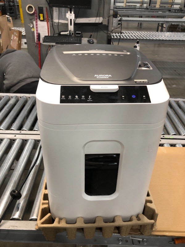 Photo 3 of Aurora Commercial Grade 200-Sheet Auto Feed High Security Micro-Cut Paper Shredder/ 60 Minutes/Security Level P-5
