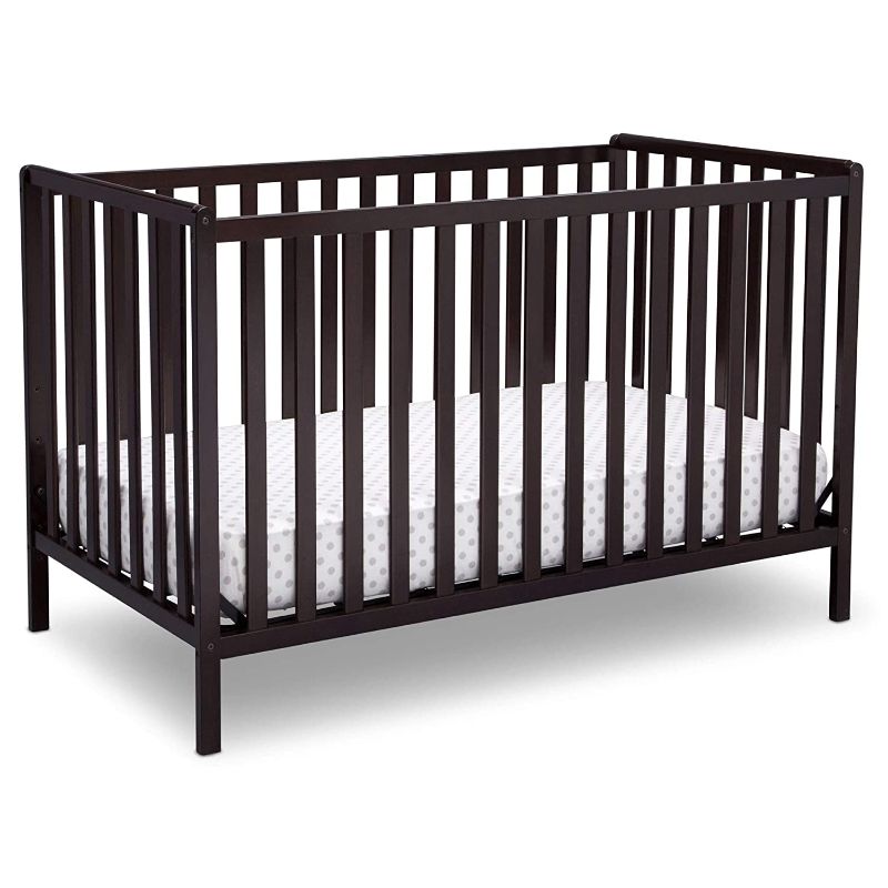 Photo 1 of Delta Children Heartland 4-in-1 Convertible Crib, Dark Chocolate
