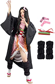 Photo 1 of DAZCOS Womens Kimono Cosplay Costume with Mouthpiece for Halloween
