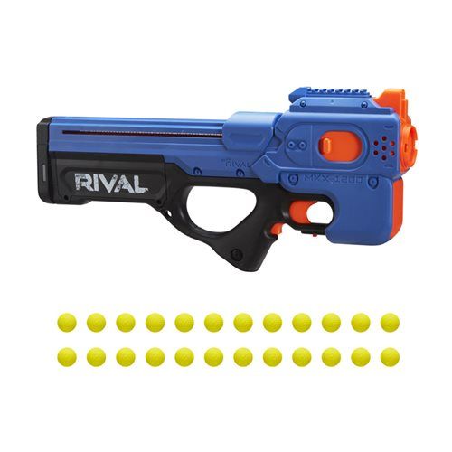 Photo 1 of ***PARTS ONLY*** NERF Rival Charger MXX-1200 Motorized Blaster -- 12-Round Capacity, 100 FPS Velocity -- Includes 24 Official Rival Rounds -- Team Blue

