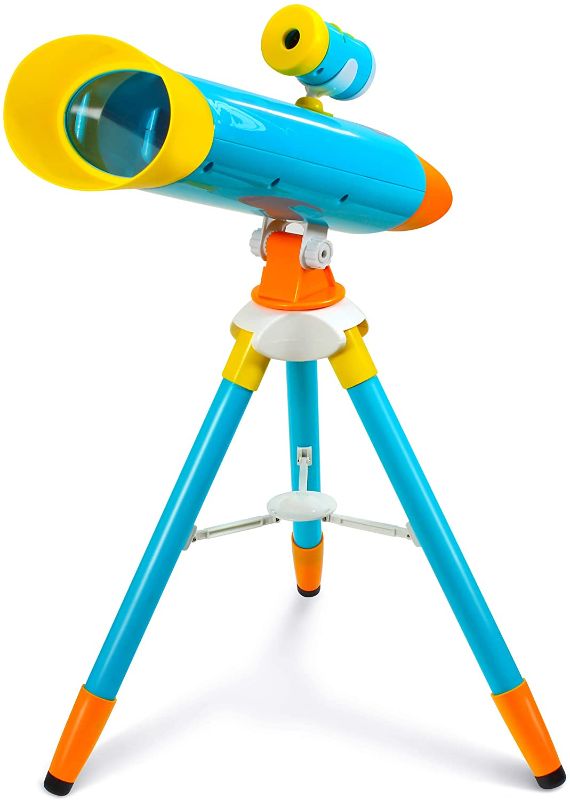 Photo 1 of Little Experimenter Telescope for Kids – Children Telescope + Projector and 24 Space Images, Including Educational Activity Book – Great Educational and Space Toy for Kids
