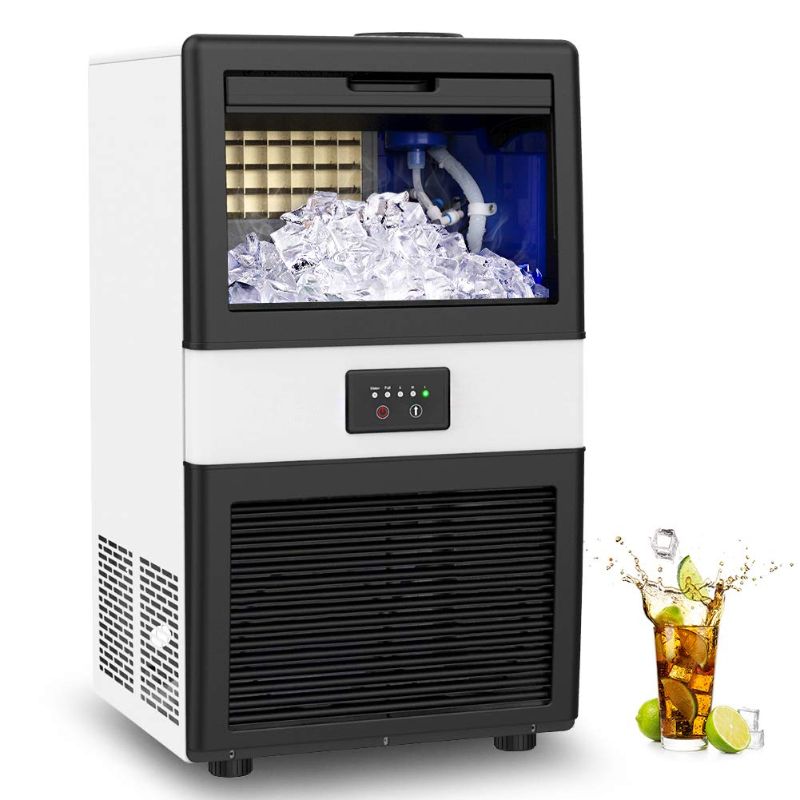 Photo 1 of **not making ice **  LifePlus Commercial Ice Maker Machine Under Counter Produce 70LBS of Ice in 24 Hrs with 10LBS Ice Bin Capacity Freestanding Automatic Ice Cube Maker Perfect for Bars Coffee Shops Home Office
