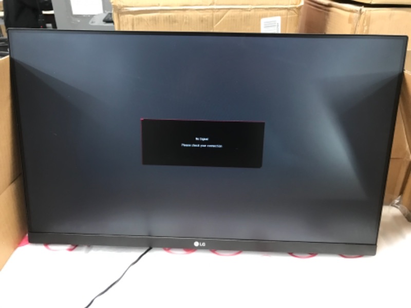 Photo 2 of LG 24MP60G-B 24" Full HD (1920 x 1080) IPS Monitor with AMD FreeSync and 1ms MBR Response Time, and 3-Side Virtually Borderless Design - Black
