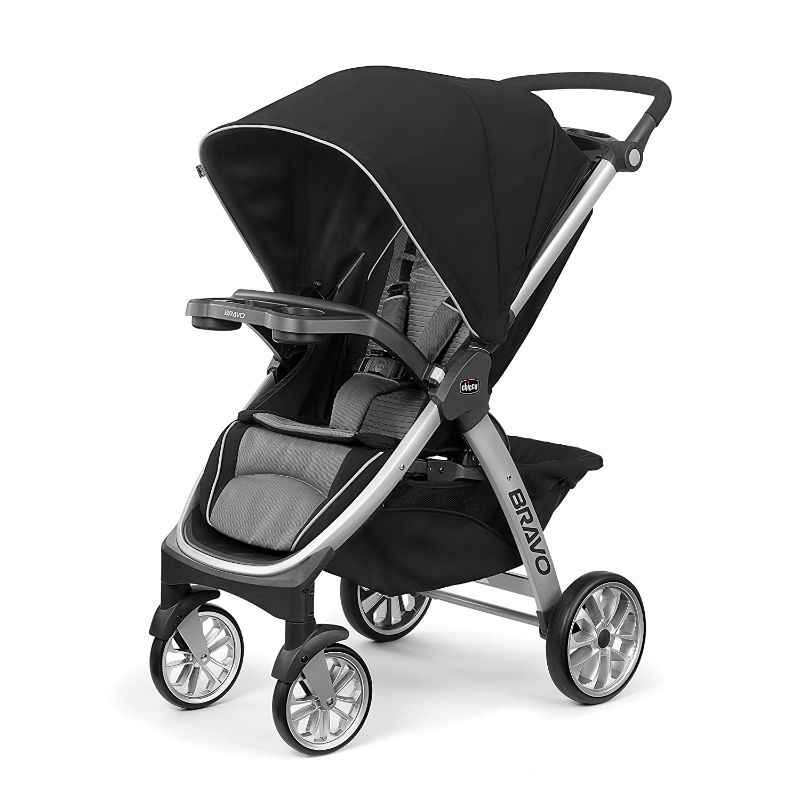 Photo 1 of Chicco Bravo Air Quick-Fold Stroller, BLACK
