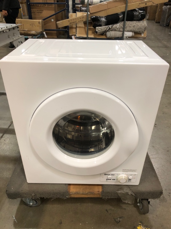Photo 1 of Magic Chef MCPMCSCDRY1S MCSDRY1S 2.6 cu. ft. Laundry Dryer, White
