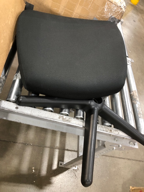 Photo 1 of HON Exposure Mesh Task Computer Chair with 2-Way Adjustable Arms for Office Desk, Black (HVL721), Back
