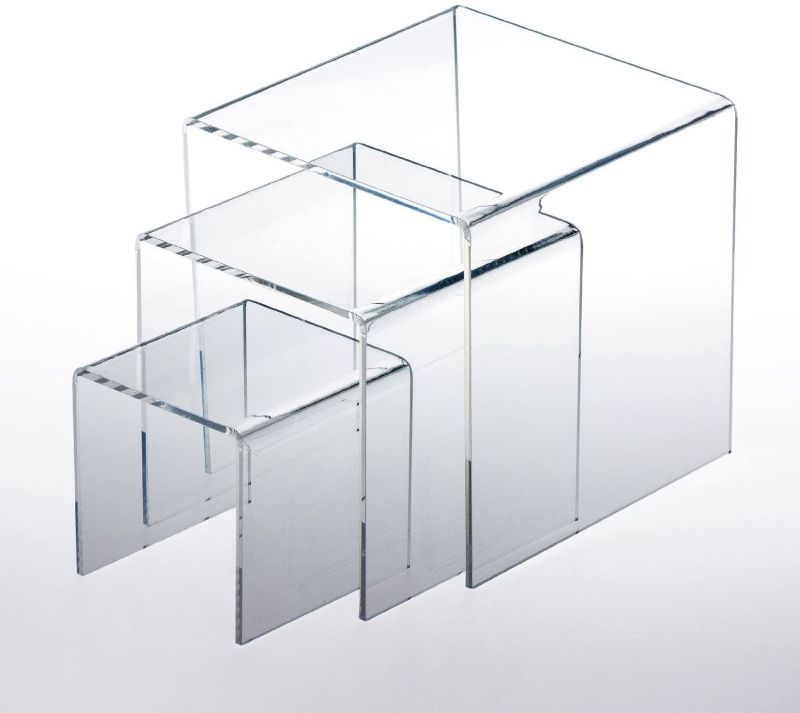 Photo 1 of Adorox 1 Set of 5'', 6'', 7" Clear Acrylic Risers Display for Amiibo Funko 