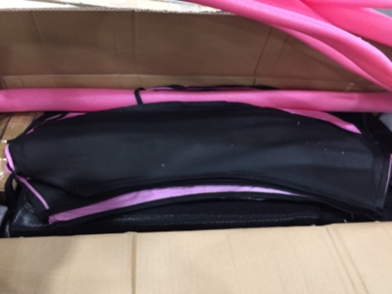 Photo 1 of 60" Trampoline for Kids,Mini Toddler Trampoline with Enclosure 5ft Indoor Outdoor Recreational Trampolines with Basketball Hoop, Birthday Gifts for...
SIMILAR TO PHOTO: PINK