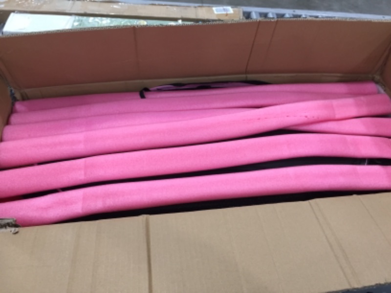 Photo 1 of 60" Trampoline for Kids,Mini Toddler Trampoline with Enclosure 5ft Indoor Outdoor Recreational Trampolines with Basketball Hoop, Birthday Gifts for...
SIMILAR TO PHOTO: PINK
