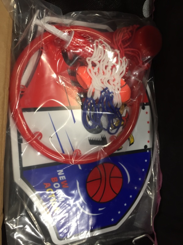 Photo 1 of 60" Trampoline for Kids,Mini Toddler Trampoline with Enclosure 5ft Indoor Outdoor Recreational Trampolines with Basketball Hoop, Birthday Gifts for...
SIMILAR TO PHOTO: PINK