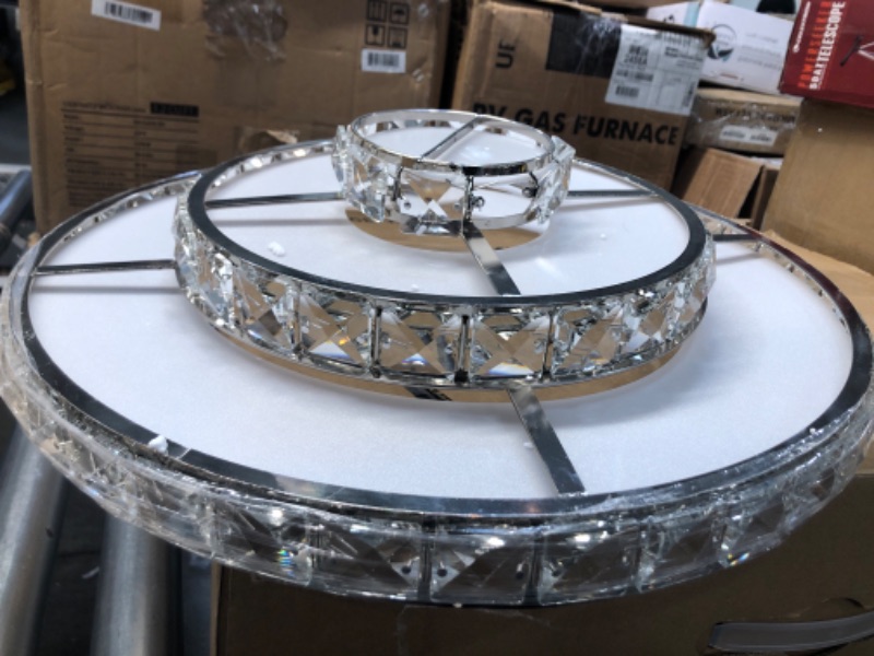 Photo 1 of 17" CRYSTAL CHANDELIER 