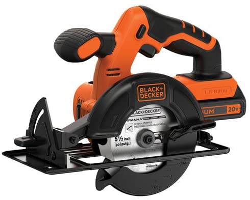 Photo 1 of BLACK+DECKER 20V MAX 5-1/2-Inch Cordless Circular Saw (BDCCS20C)
