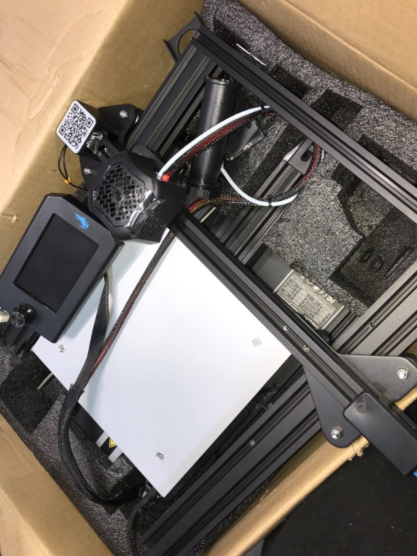 Photo 1 of PARTS ONLY !! Ender 3 V2 3D Printer, Official Creality DIY 3D Printer, Upgraded Silent Motherboard, Meanwell Power Supply, Carborundum Glass Plate, Resume Printing for Beginners and Home Users 220x220x250mm (black)
