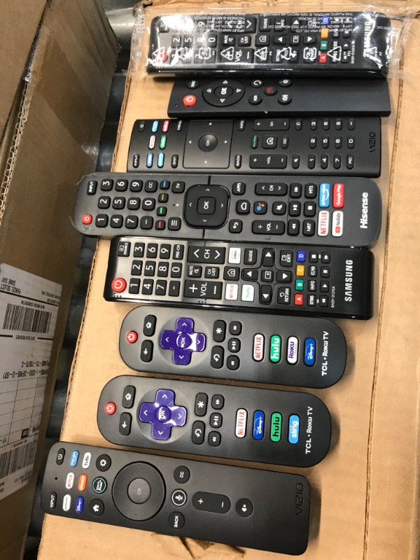 Photo 1 of SOLD AS IS !! BUNDLE OF ASSORTED TV'S AND MONITORS REMOTES 