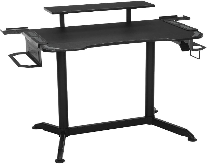 Photo 1 of RESPAWN RSP-3010 Computer Ergonomic Height Adjustable Gaming Desk, 52.6 in, Grey
