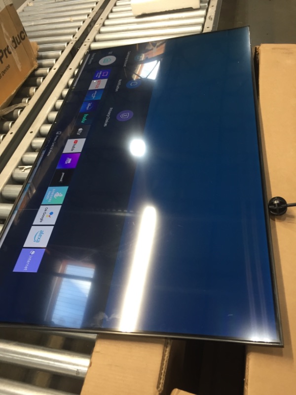 Photo 1 of Samsung 55" Class 4K Crystal UHD (2160p) LED Smart TV with HDR UN55AU8000 2021

//TESTED AND FUNCTIONAL 
