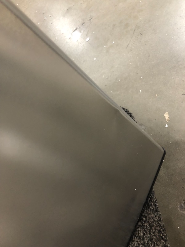 Photo 1 of 7.1 cu. ft. Top Freezer Refrigerator in Stainless Steel Look
