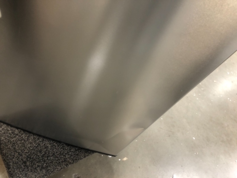 Photo 1 of 7.1 cu. ft. Top Freezer Refrigerator in Stainless Steel Look
