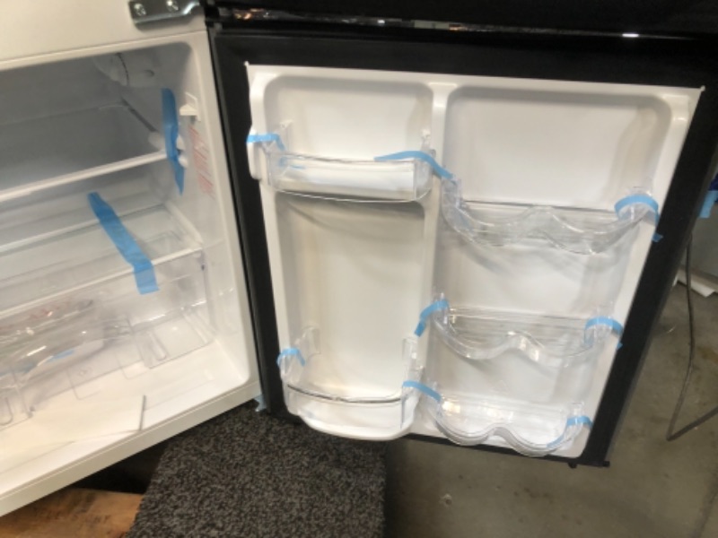Photo 1 of 3.1 cu. ft. Mini Fridge in Stainless Look
