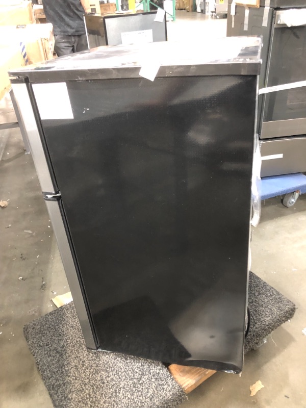 Photo 1 of 3.1 cu. ft. Mini Fridge in Stainless Look
