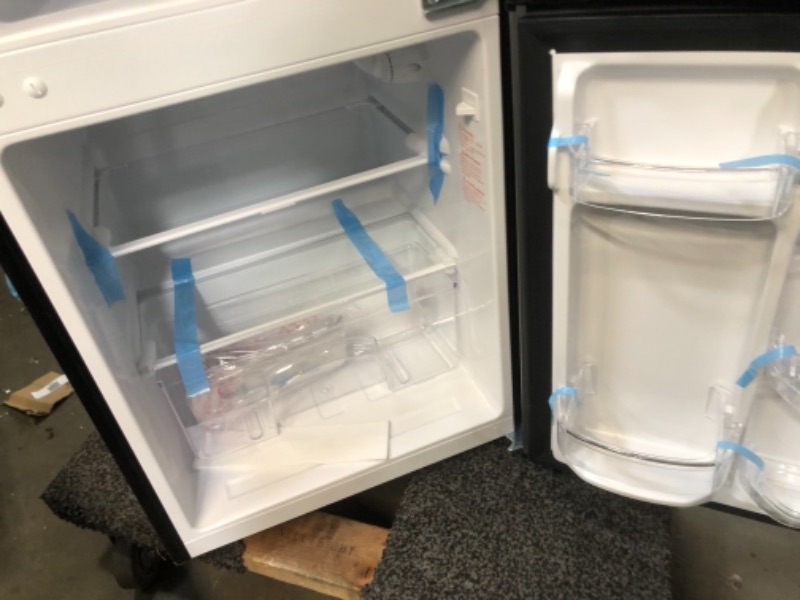 Photo 1 of 3.1 cu. ft. Mini Fridge in Stainless Look
