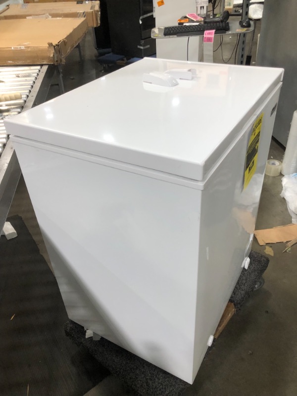 Photo 1 of 5.0 cu. ft. Chest Freezer in White
