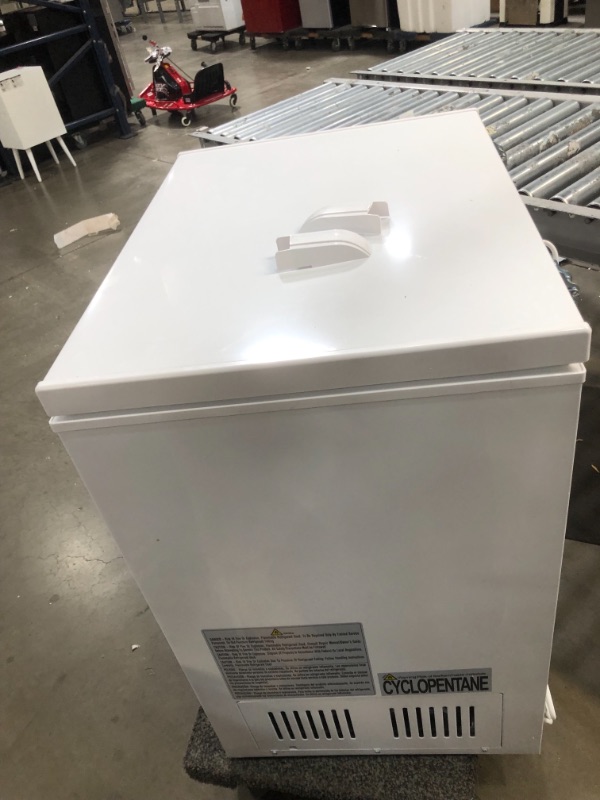 Photo 1 of 5.0 cu. ft. Chest Freezer in White
