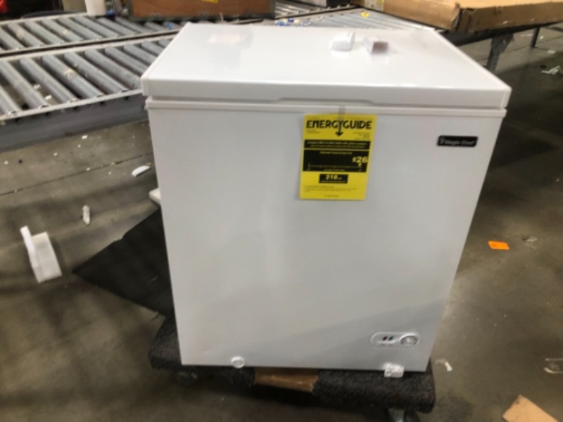 Photo 1 of 5.0 cu. ft. Chest Freezer in White
