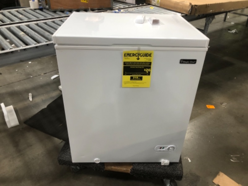 Photo 1 of 5.0 cu. ft. Chest Freezer in White
