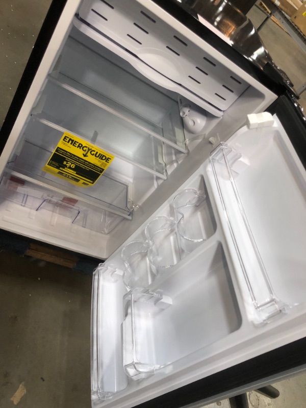 Photo 1 of 3.3 cu. ft. Mini Fridge in Stainless Look
