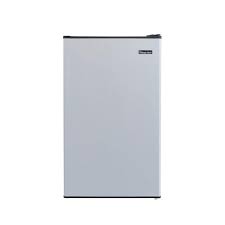 Photo 1 of 3.3 cu. ft. Mini Fridge in Stainless Look
