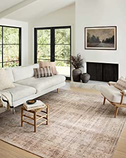 Photo 1 of Amber Lewis x Loloi Georgie Collection GER-02 Ocean / Sand 10' x 14' Area Rug