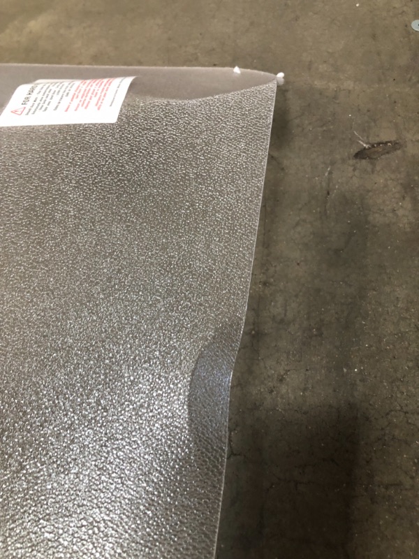 Photo 1 of Amazon Basics Polycarbonate Office Chair Mat, Clear - 47 in. x 59 in.

