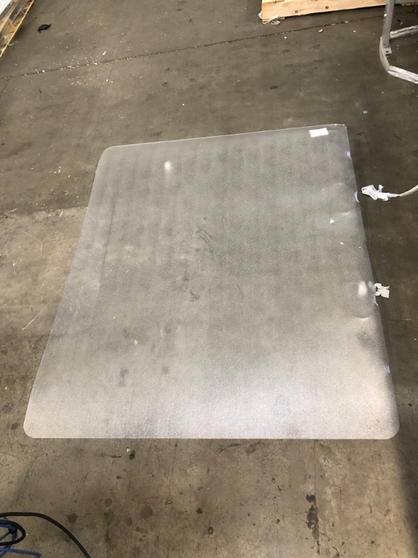 Photo 1 of Amazon Basics Polycarbonate Office Chair Mat, Clear - 47 in. x 59 in.

