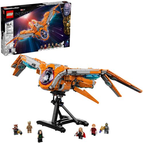 Photo 1 of LEGO Marvel The Guardians’ Ship 76193 Space Battleship Building Kit; 6 Minifigures Include Star-Lord and Thor (1,901 Pieces)