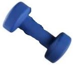Photo 1 of 10lb blue neoprine dumbbell
