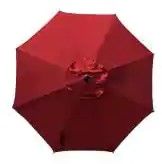 Photo 1 of (STOCK PHOTO INACCURATELY REFLECTS ACTUAL PRODUCT)
(BENT INNER COMPONENT)
 hangzhou ligu 9' red patio umbrella