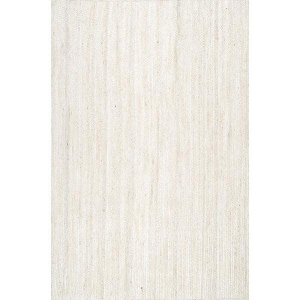 Photo 1 of (TORN SEAMS)
Rigo Chunky Loop Jute Off-White 4 ft. x 6 ft. Area Rug
