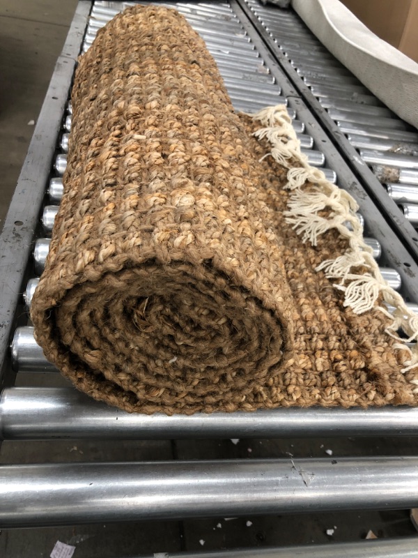 Photo 1 of (VERY DIRTY)
nuLOOM Raleigh Hand Woven Wool Runner Rug, 2' 6" x 10', Natural
