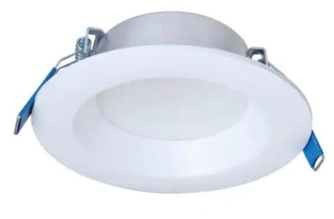 Photo 1 of Halo
LT4 Series 4 in. Selectable CCT (3000K-5000K) Canless Integrated LED White Recessed Light Trim, Direct Mount, Dimmable