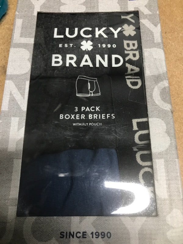 Photo 2 of Lucky Brand Men's Super Soft Boxer Briefs (3 Pack) Large 