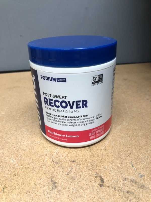 Photo 2 of  non refundable* expires 04/2022**
Nuun Recover | Post-Workout Drink | Vegan BCAAs, Electrolytes, L-Glutamine (BlackBerry Lemon, 20 Servings - Canister)