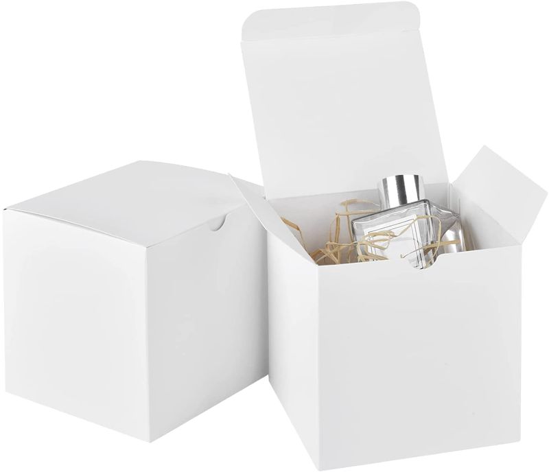 Photo 1 of 3 PACK**
Burasari 32PCS White Kraft Gift Boxes 4x4x4 in, Easy Assemble Boxes? Premium Gift Boxes with lid for Birthday, Wedding, Anniversary
