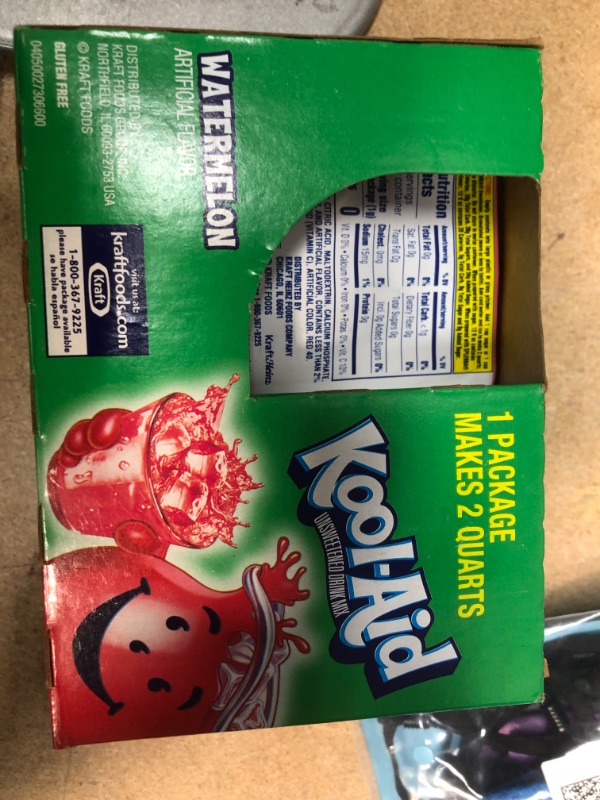 Photo 2 of  NON REFUNDABLE*OPEN BOX* MISSING SOME** BEST BY 09/04/2022
Kool Aid Watermelon 48 Count
