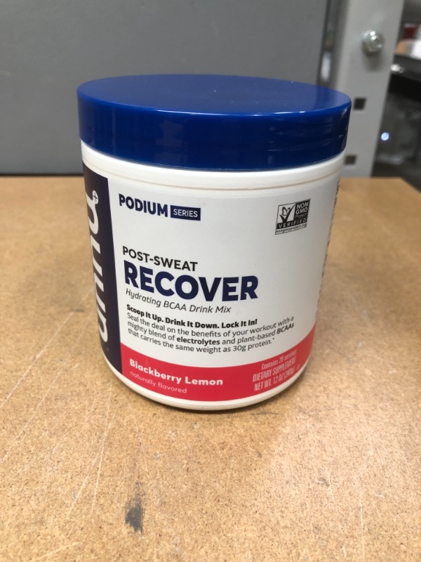 Photo 2 of  NON REFUNDABLE** EXPIRES 04/2022**
Nuun Recover | Post-Workout Drink | Vegan BCAAs, Electrolytes, L-Glutamine (BlackBerry Lemon, 20 Servings - Canister)…
