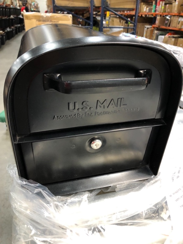 Photo 5 of Architectural Mailboxes 6300B-10 Oasis 360 Locking Parcel Mailbox, Extra Large, Black
