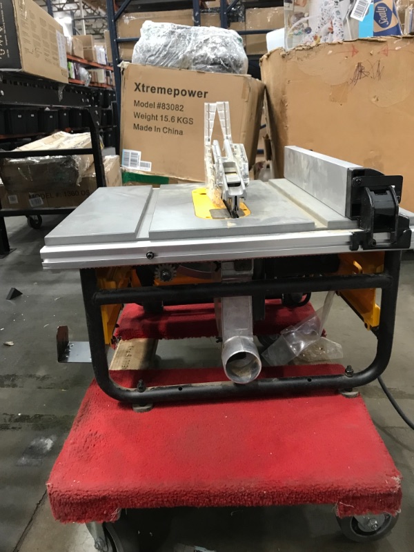 Photo 4 of 10' jobsite table saw with 32-1/2" rip capacity Compact, 8-1/4-Inch (DWE7485)