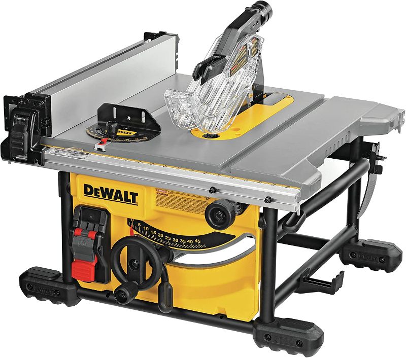 Photo 1 of 10' jobsite table saw with 32-1/2" rip capacity Compact, 8-1/4-Inch (DWE7485)