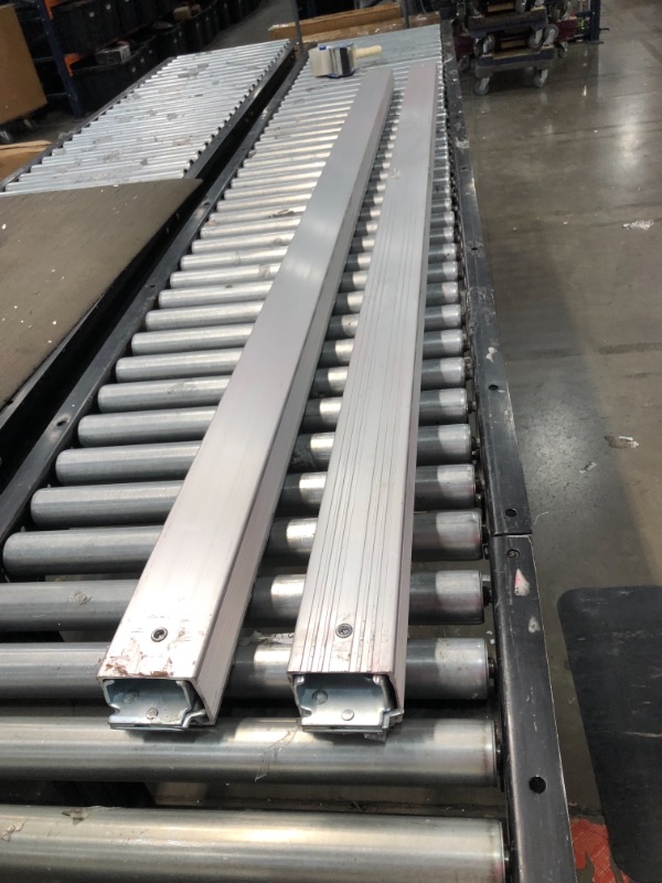 Photo 1 of 84"- 97" Adjustable Aluminum E-Track Decking/Shoring Beam | Cargo Load Lock Bar for Enclosed Trailers, Trucks, Vans, and Reefers with The E Track Tie-Down System (2 Pack)